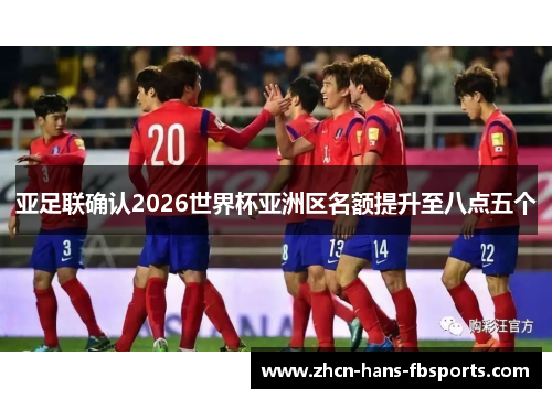 亚足联确认2026世界杯亚洲区名额提升至八点五个